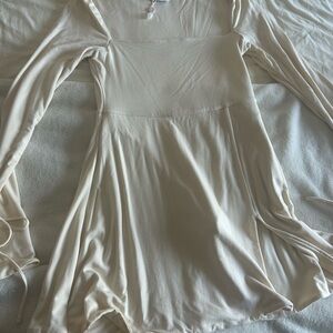 Oh Polly Cream Mini Dress